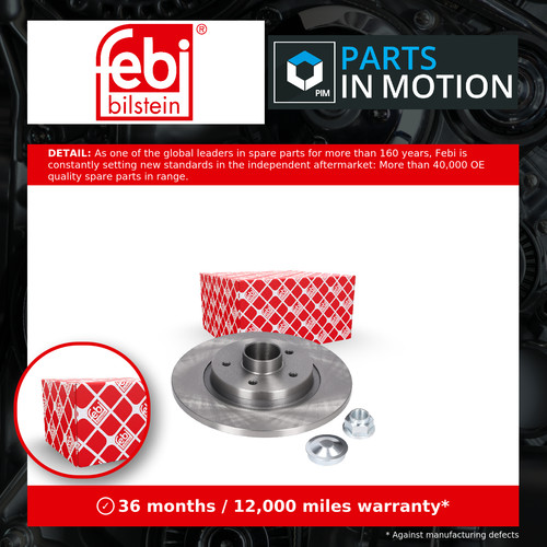 Brake discs pair solid - 2x,
