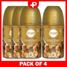 Airpure Air Freshener Automatic Spray Machine Refills Silent Night 250ml 4 Pack