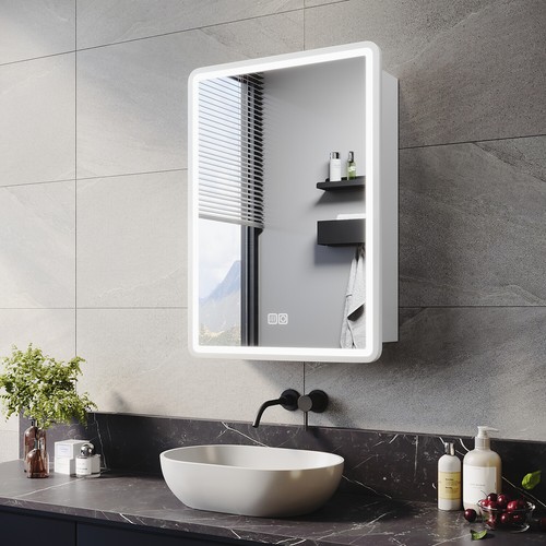 Bathroom mirror cabinet - mirror, with