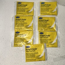 Dr. Scholls Soap 'n Soak Vintage Instant Footbath 7 Pack No Box