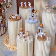 Folding Round Paper Pedestal