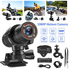 Motor Bike Camera Full HD 1080P DVR Min Motor Cycle Action Helmet Sports Cam UK