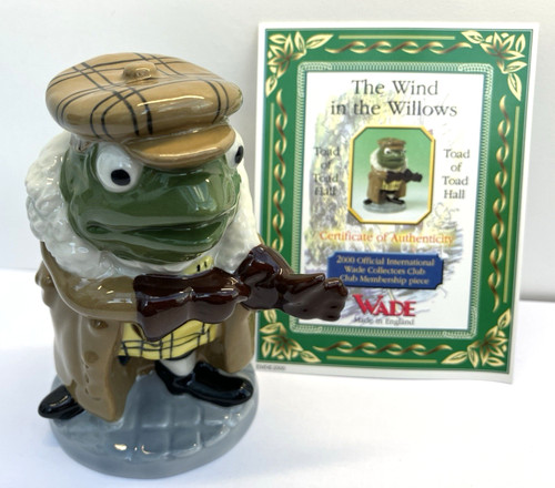 Wade collectors club toad - wade, :toad