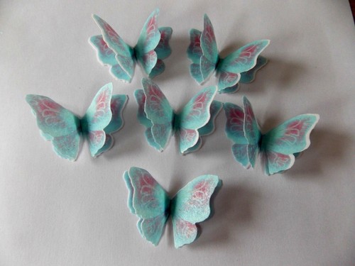Precut double blue - precut, edible