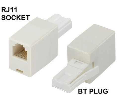 Rj11 plug adaptor adsl - bt,