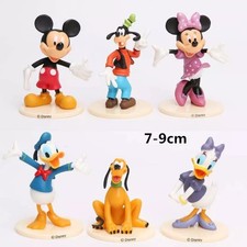 6PCS MICKEY MOUSE  MINNIE DONALD DAISY CLUBHOUSE Action Figure Cake Topper Toy