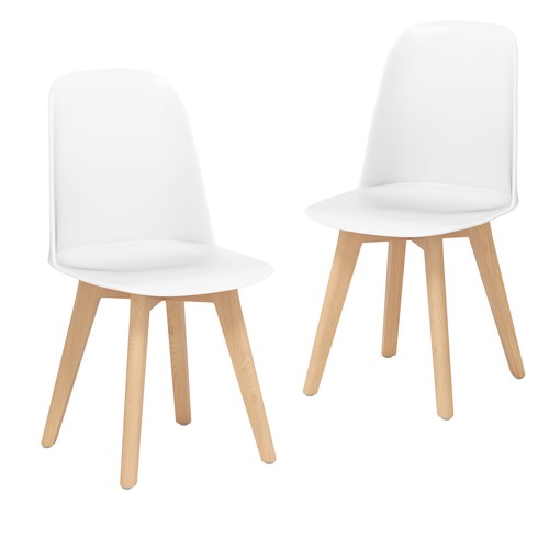 Set plastic dining chairs - 2,