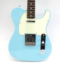 Fender MIJ Traditional 60s Telecaster Custom Used Alder Daphne Blue w/Soft Case