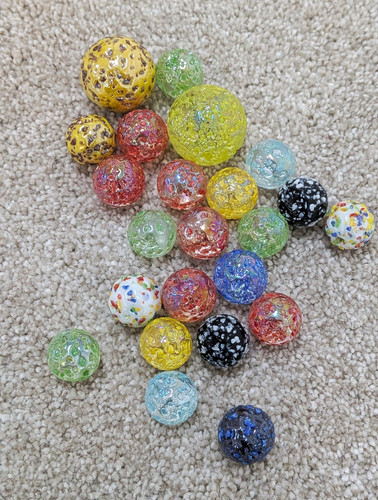 Assorted textured crackle - 22, textured/crackle