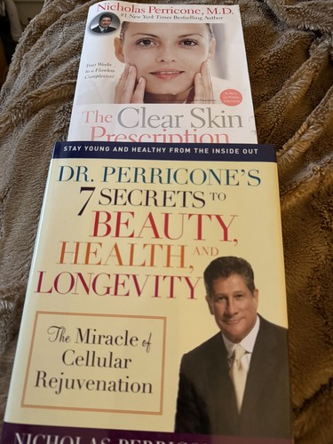Perricone books x2 clear - dr., perricone's