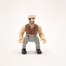 Vintage Blue-Box Hidden Adventure Pirate Ship Play Set Mini Action Figure Lot