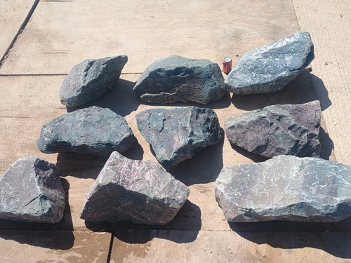 Large granite garden - granite, rocks