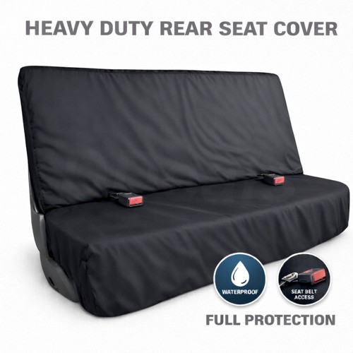 Rear seat cover black - seat,