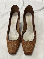 Size 7.5 Celine Brown Leather