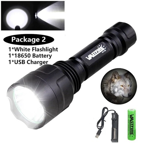 Long range red - led, flashlight