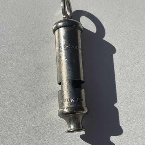 Metropolitan police whistle - police,