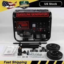3KW Gas Inverter Generator 215cc OHV Engine 110V+220V Dual Volt Low Oil Shutdown