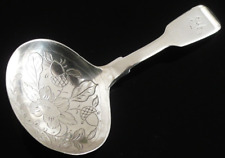 Antique Sterling Silver Caddy Spoon, James Wintle, Hallmarked London 1836