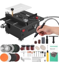 Mini Table Saw Woodworking Cutting Tool Polish Machine Multifunctional Bench Saw