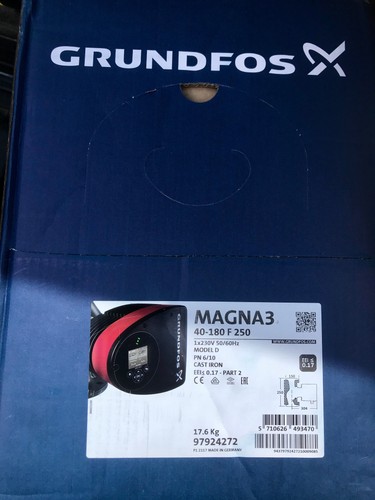 Grundfos magna3 180 f - grundfos, 40-180