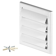 White Gravity Flap Wall Outlet