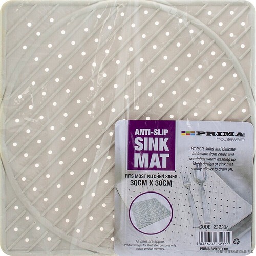 Sink mat drain - mat, slip