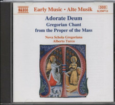 Gregorian Chant from the Proper of the Mass - Adorate Deum Adorate Deum CD 1992