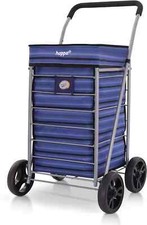 Hoppa Lightweight 4-Wheel Premium Quality Folding Shopping Trolley Cart Luggage