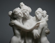 3 Graces Goddesses Canova Nude