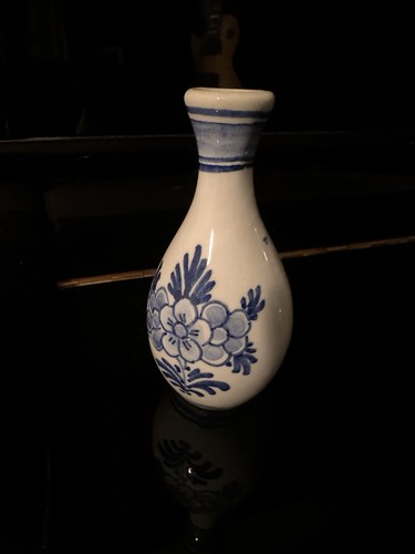 Delft blue bud - blue, vase
