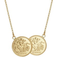 9ct Yellow Gold on Silver