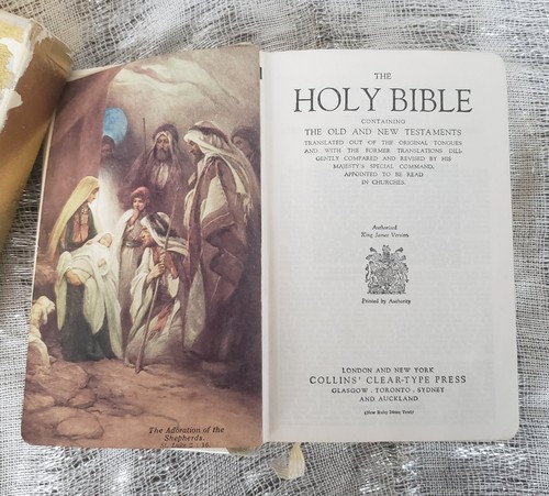 Miniature bible celluloid - miniature,