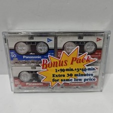 New Panasonic Micro Cassettes 4 Pack  3 MC-60 & 1 MC-90 RT-604VP Sealed Japan