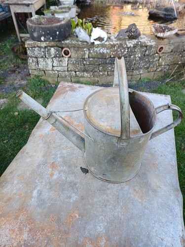 Vintage gallon galvanised - 2,
