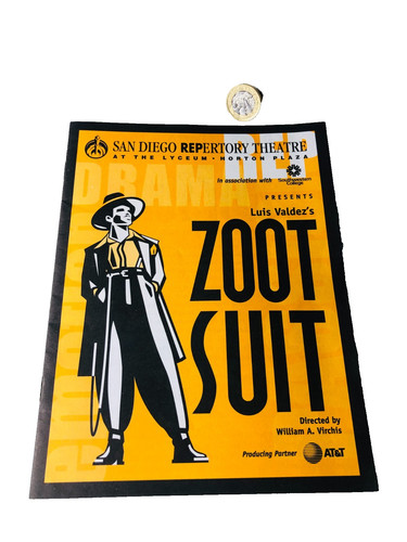 Theatre programme zoot suit - programme,