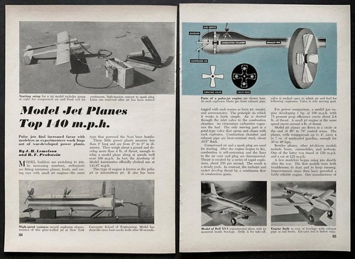 Dyna jet pulsejet 1948 - pulsejet,