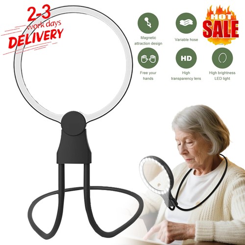 Wearable magnifying glass - wearable,