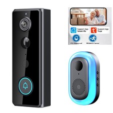 Wireless Doorbell Security Camera Video Door Bell Ring Intercom Night Vision HD