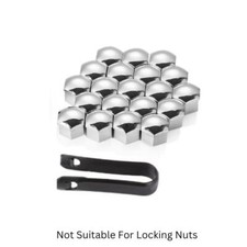 Chrome Wheel Nut Bolt Covers