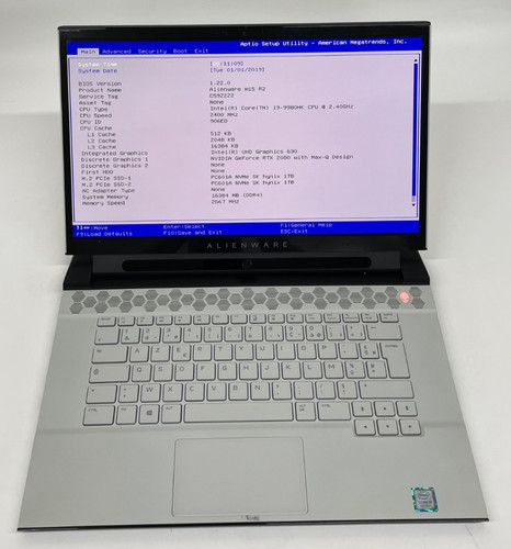 Alienware m15 i9 9th - alienware,