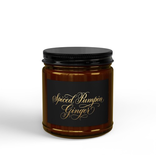 Spiced pumpkin ginger candle - pumpkin,
