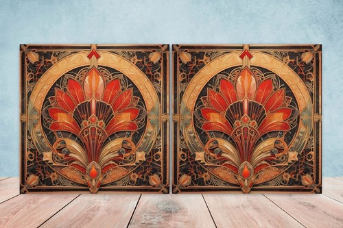Art deco design - art, tiles