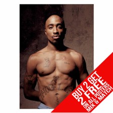 2PAC BB4 TUPAC POSTER PRINT A4