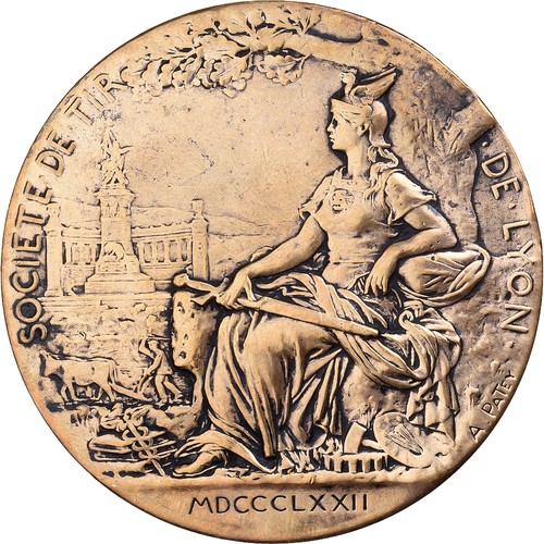 France medal société de - france,, medal,