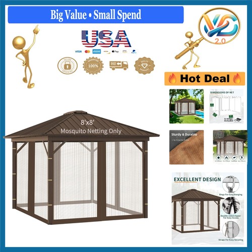 8x8 gazebo mosquito - ft,
