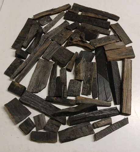 Pieces irish bog oak - 50,