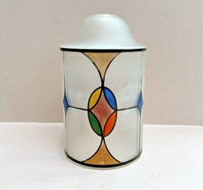 VINTAGE ART DECO GLASS CEILING