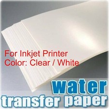 A4 Water Slide Decals For Inkjet Printer Water Slide Transfer Paper Top quality