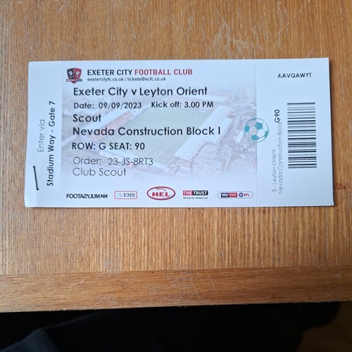 2023 exeter city v - 9/9/2023,