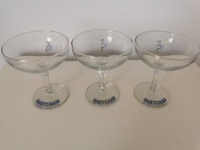 3 x Babycham Glasses MCM 1950s